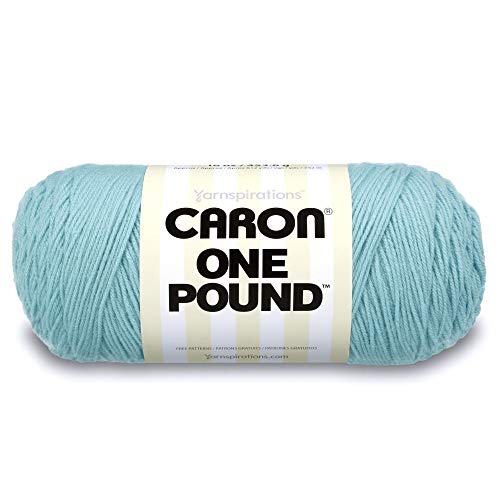 Image of Caron One Pound Solids Yarn, 16oz, Gauge 4 Medium, 100% Acrylic - Sage- For Crochet, Knitting & Crafting ( 1 Piece )