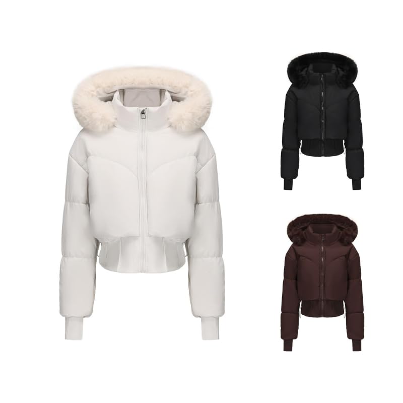 【Giubbotto Donna Invernale】 I capispalla da donna addensati sono ideali per attività all'aperto casual e invernali, escursioni, viaggi, campeggio. Puoi goderti caldo ed elegante allo stesso tempo. Un ottimo regalo per mamme, mogli, sorelle, amici e studenti.piumino leggero donna