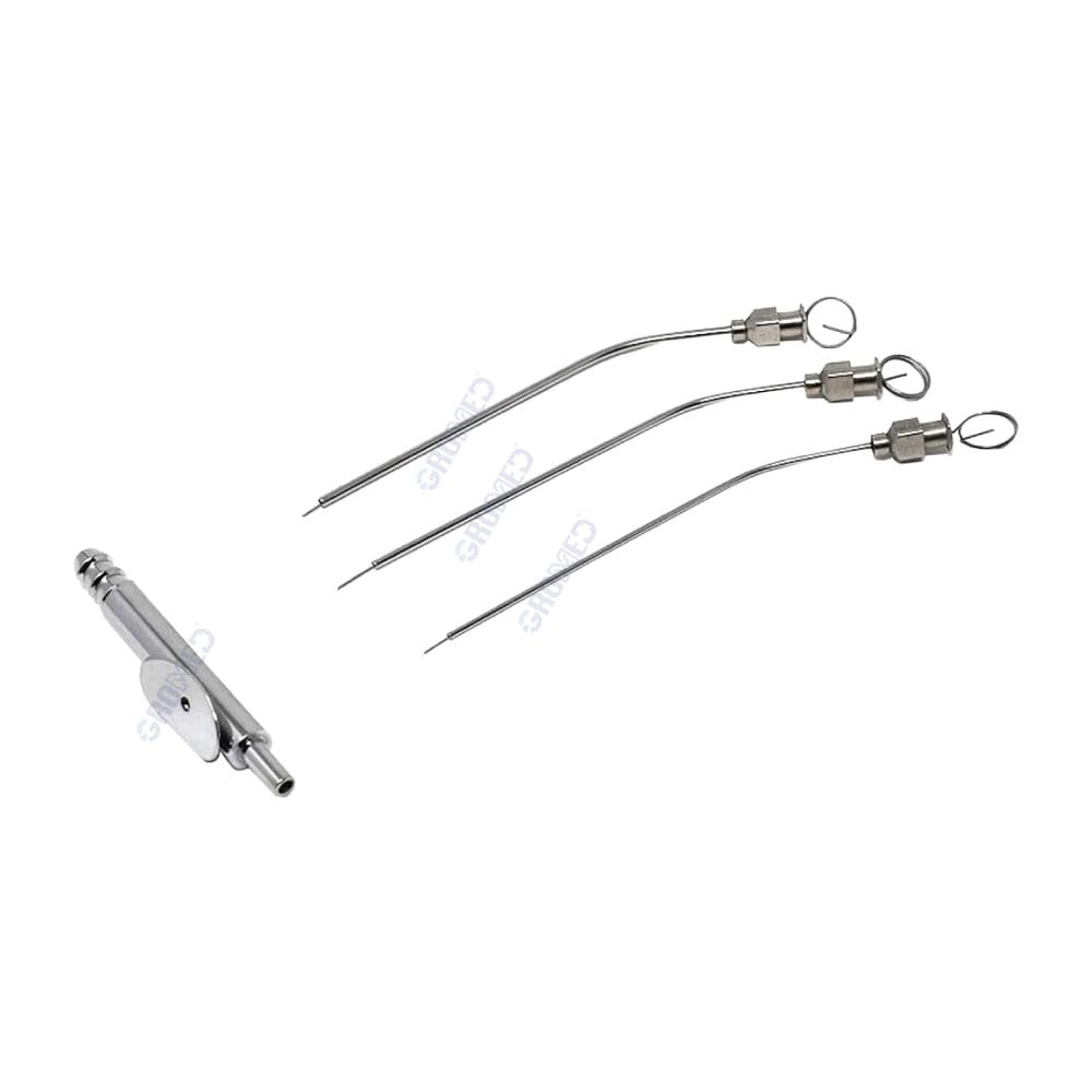 Gromed ENT Micro Suction Tube Set of 3 Cannula (12, 16, 20, Gauge) + ENT Suction Adapter - Stainless Steel (B0CJXXYQT8) Amazon Price History, Amazon Price Tracker