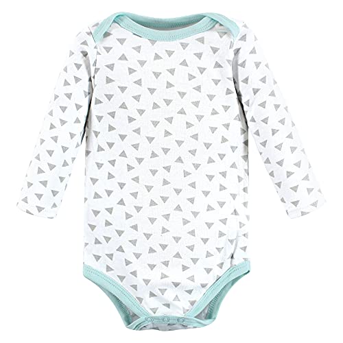 Image of Hudson Baby baby-boys Cotton Long-sleeve Bodysuits 5-pack