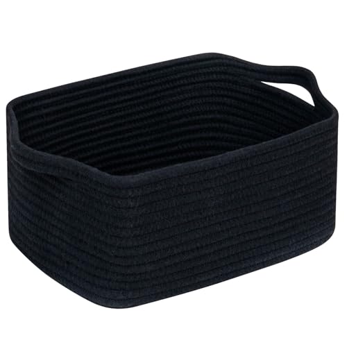 CubesLand Cube Storage Organizer Basket Bin, Rectangular Cotton R...