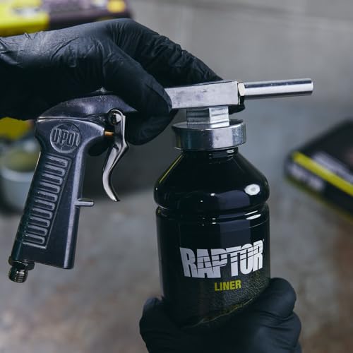 Image of U-POL Raptor Tintable 0821VG with Spray Gun Bed Liner Kit - 4 Quarts