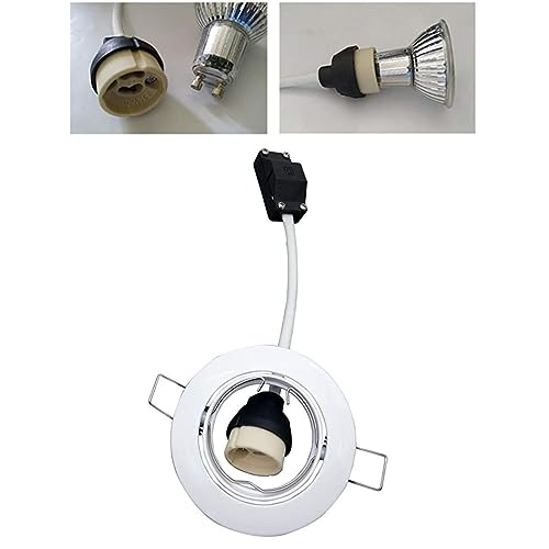 Portalámparas GU10 de cerámica con cable aislado para reparar falsos contactos en focos LED 7