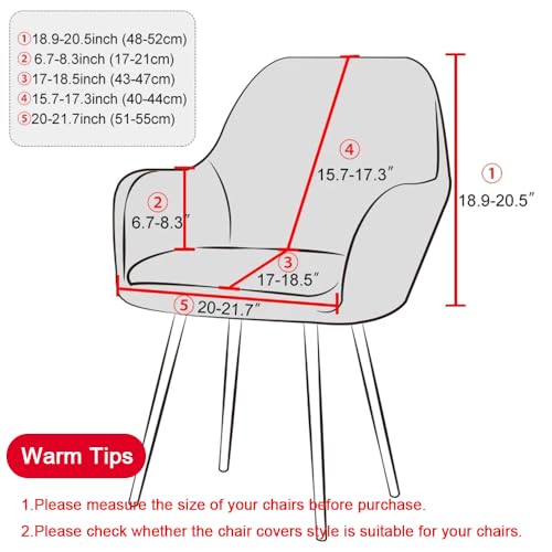 Highdi Soft Velvet Dining Chair Covers Solid Color Stretch Curved Back Chair Slipcovers with Armrest, Vanity Swivel Armchair Cover Removable Washable for Bedroom Party Hotel (Peacock Blue,2 PCS)