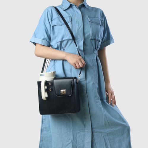 Outdoor Portable Crossbody Water Cup Storage Bag, Shoulder Bag with Sports Water Bottle Holder for Stanley Cup Purse2