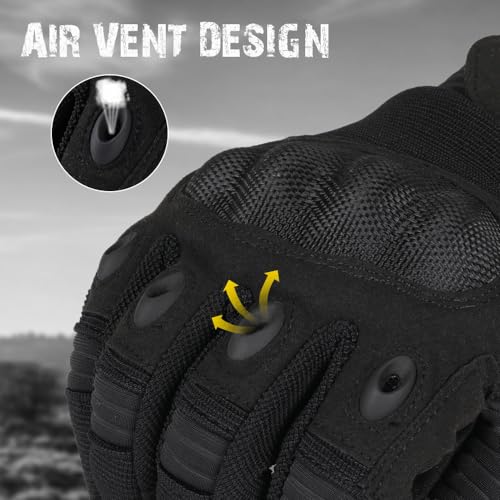 Image of WTACTFUL Tactical Gloves Men Women, Touchscreen Reinforced Palm