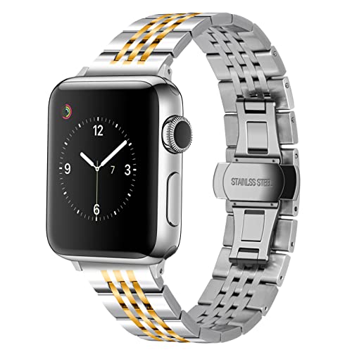 Bracelet de montre Ultra acier inoxydable compatible Apple Watch 45mm 44mm 40mm iWatch