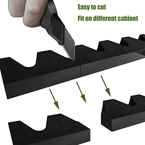 Funryer 2Pcs Gun Racks For Gun Stroage, Rifle Rack For Gun Safe Gun Holder For Rifle And Shotgun, Foam Material With Magnetic Strip Indoor Wall Mount #TOP5