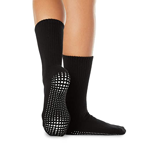 Image of LA ACTIVE Non Slip Yoga Grip Socks - Barre Ballet Pilates Athletic Socks for Men and Women