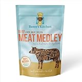 Remy’s Kitchen Beef Meat Medley Freeze Dried Dog Treats USA Sourced and Small Batch Made - Human-Grade, All Natural Dog Treats Without Artificial Preservatives, Grain Free - 3 oz