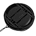 uxcell Univeral Camera 49mm Dia Front Lens Cap Protector Black
