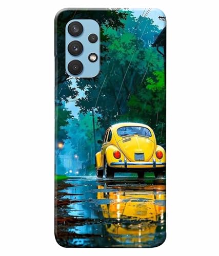 Image of Printed Hard Back Case Cover & Compatible for Samsung Galaxy A33 5G / SM-A336EP, Samsung A33 5G | Car Painting Art (Multicolor) - D1197