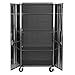 Seville Classics UltraHD Solid Steel Rolling Lockable Metal Storage Cabinet Locker Organizer, w/Adjustable Shelves for Garage, Warehouse, Office, Classroom, Graphite, 36