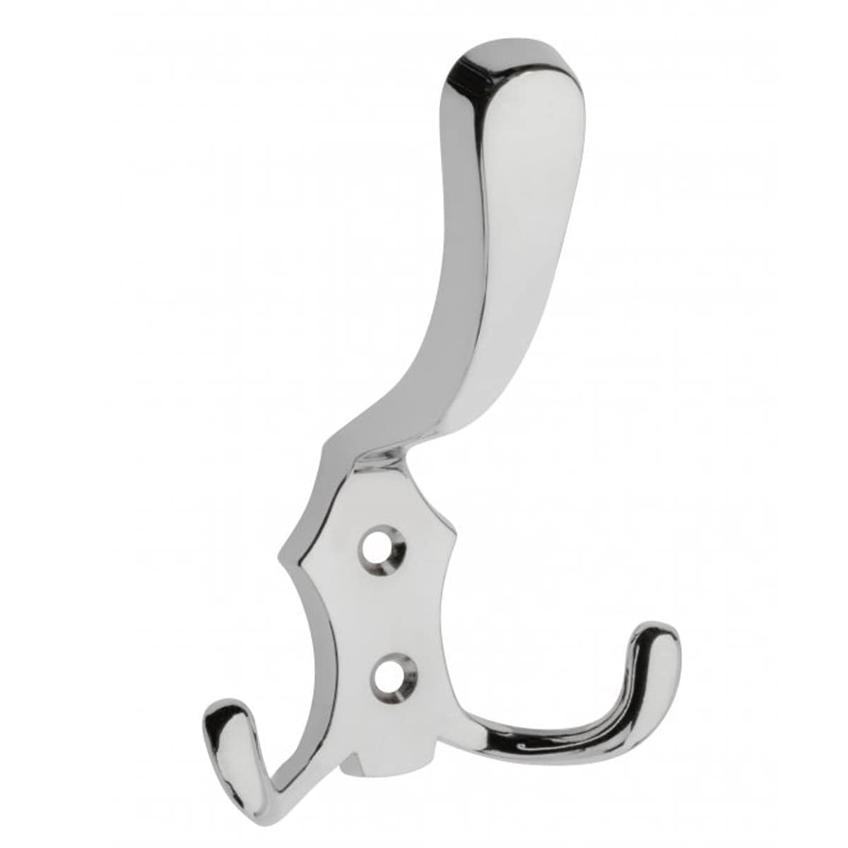 Coat / Clothes / Hat Hook Metal Chrome Shiny Finish, Door Hooks for Hanging