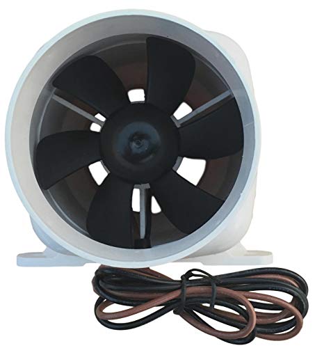 Oasis Marine In-Line Bilge Boat Air Blower 4 Inch 12V Exhaust Fan (2 Year Warranty) #TOP2