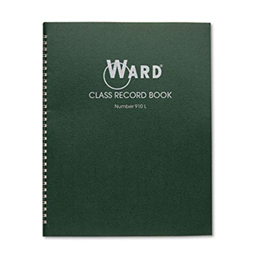 Class Record Book, 38 Students, 9-10 Week Grading, 11 X 8-1/2, Green #TOP1