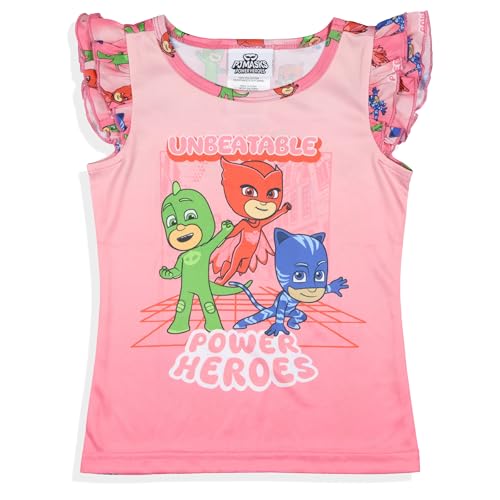 PJ Masks Toddler Girls' Gekko Catboy Unbeatable Power Heroes Pajama Set3
