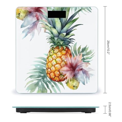 Balanza digital Tropical Pineapple para peso corporal miniatura 2