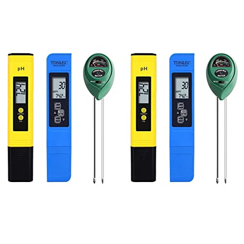 Muutary 6�p�b�NPH���[�^�[TPPM���[�^�[�����3�C��1�y��PH�e�X�^�[PH/EC�f�W�^���L�b�g�i�ƒ�A��A�Ő��A�_��p�j