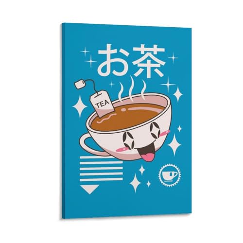 G gA[g Cg Kawaii Tea 킢 |X^[ LoX vg CeA24x36inch(60x90cm)