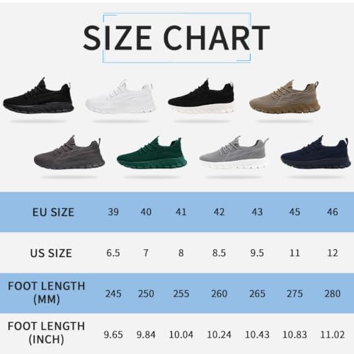 Image of Men Walking Running Tennis Sneakers Non Slip