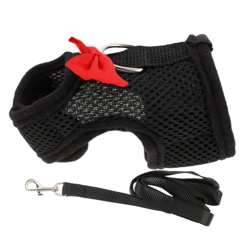 ERINGOGO 1Set Bunny Harness Leash Set for Pets Rabbit Vest Leash for Outdoor Walking Durable Mesh Material Breathable Design for Comfortable Fit for Rabbits and Cats