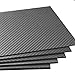 prorcmodel 100X250X3MM 100% 3K Carbon Fiber Plate Plain Weave Panel Sheet 0.3mm Thickness(Glossy Surface) (100X250X3MM)