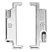 ZJchao Metal Watch Band Adapter Premium Connection for 18-22mm Smartwatches Stainless Steel Set (1 Pair)