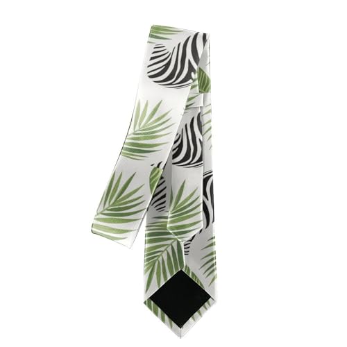 Men Teen Youth Skinny Necktie - 3D Printed Paisley Tie for Casual & Formal4