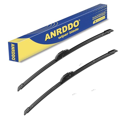 Image of 2 wipers Replacement For Fiat 500 2012 2013 2014 2015 2016 2017 2018 2019 Original Equipment Replacement Windshield Wiper Blades Set 24 inch+14 inch (Set of 2) U /J HOOK