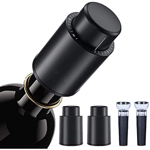 4 Pack Wine Bottle Stoppers Cover