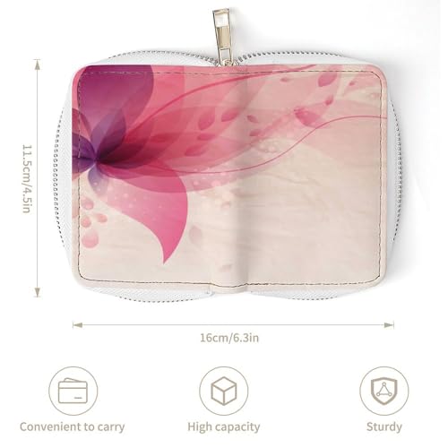 Nugier Women Leather wallet, Zipper Clutch Pouch Handbag Card Holder Coin Purse3