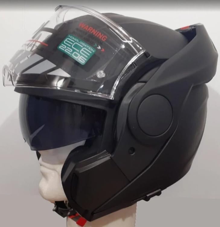 CASCO MOTO REVERSIBILE MODULARE MPH ARTRA ECE 2206 NERO OPACO TAGLIA XL ECE 22 06