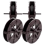 YARNOW 4 Piezas de Rueda de Agua para Fuente de Jardín Juguete Giratorio de Plástico Mini para Decoración de Exteriores y Actividades Montessori Color Marrón