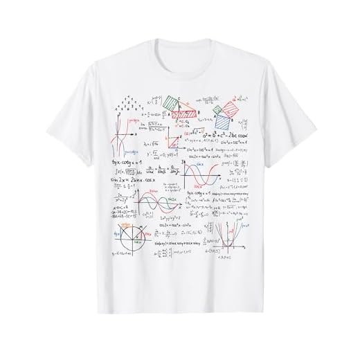 Diseño Colorido de Ecuaciones y Geometría Camiseta
