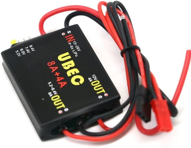 UBEC-8A para coche teledirigido, 2S-6S, 6-36V, BEC Dual, UBEC 8A16A, 5,26,07,4 v8,4 v, Fuente de alimentación separada, brazo de robot, avión -