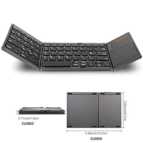 Tastiera Bluetooth ultra sottile per Tablet, Smartphone, Smart