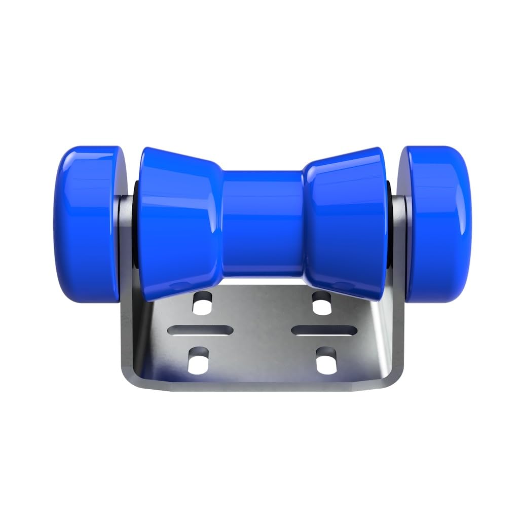 Kielrol 190 mm met houder - Kielrollen - Boottrailer onderdelen