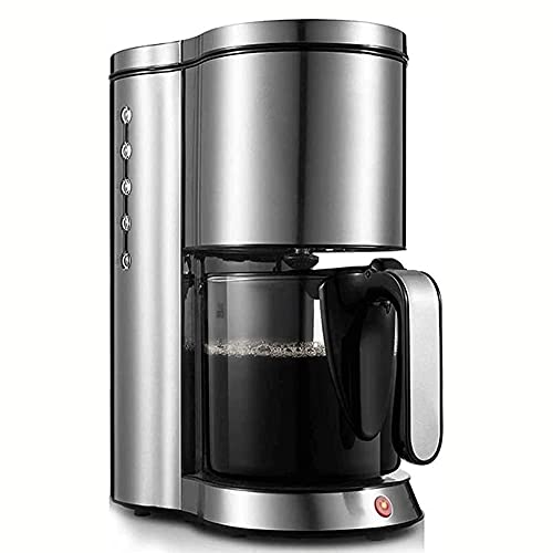 FACAZ Kaffeemaschine Tropfkaffeemaschine,Edelstahl-Haushalts-Kaffeemaschine Automatische Teezubereitungsmaschine…
