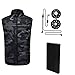 Produktbild Herren Damen Sommer Smart Kühlweste Klimaanlage Leichte Weste Ärmellos Jacke mit Ventilatoren Power Bank Motorrad Kühlweste für Männer