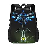 Cool Game Backpack Skyward Sword Backpack 3D Printed Cartoon Game Backpacks Travel Backpack Casual Daypack Adventure Game Fan Gift