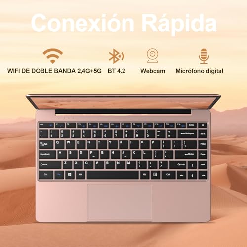 Notebook 14" 256GB SSD N4020, Win 11, FHD, Wi - Imagen 4