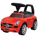 vidaXL Rutschauto 6 Geräusche Rot Rutscher Kinderauto Bobbycar Kinderfahrzeug