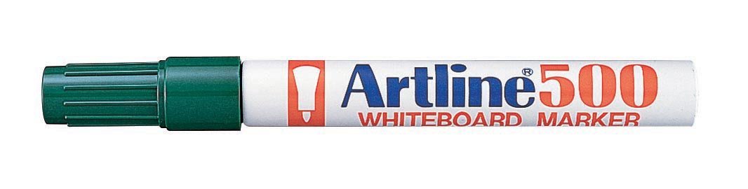 Artline Xylene Free Refillable Green White Board Marker #EK500 - 10 Pcs-image-22