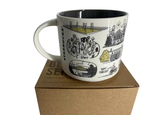 Taza Starbucks Coffee 14 oz Campus Collection Blanco miniatura 3