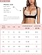 MISS MOLY Shapewear Damen Brust Binder Schlanker Shaper Figurformende Shapewear Top Elastische Kompression Körperhaltung Buckel Korrektor Body Shaper Weste (Schwarz,L)