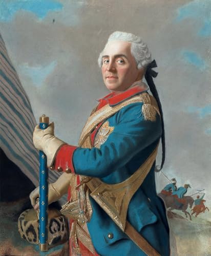 Portrait de Maurice de Saxe Maréchal de France pour décor de bureau chic