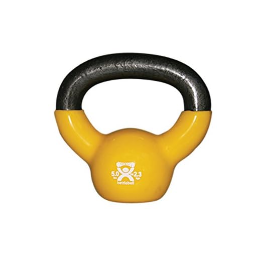 Cando W67018 Kettle Bell Peso 2,3 kg, Amarillo