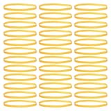 NUOBESTY 300 gomas elásticas amarillas de 5 mm de ancho y alta elasticidad. Material de oficina. Anillas elásticas para carpetas de archivos y libros.