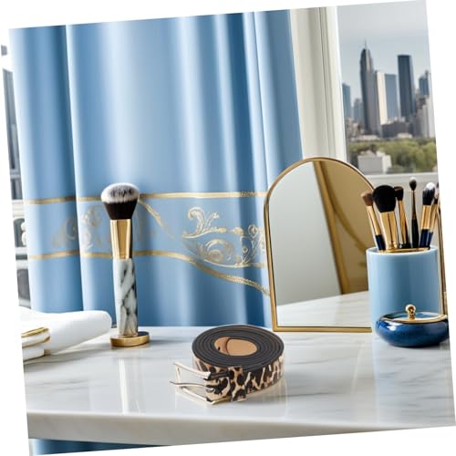 LIFKOME Leather Belt for Women Brown Leopard Print Vintage Design Pu Leather Belt for Women3